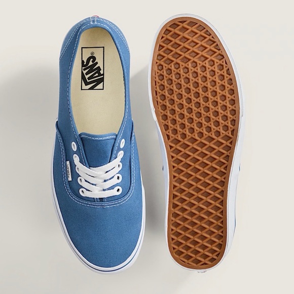 Vans Men's Blue and White Sneakers - Picture 1 of 1
